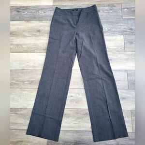 Alfani Career Wide Leg dress pants size 4 heathered gray, mid rise, flattering